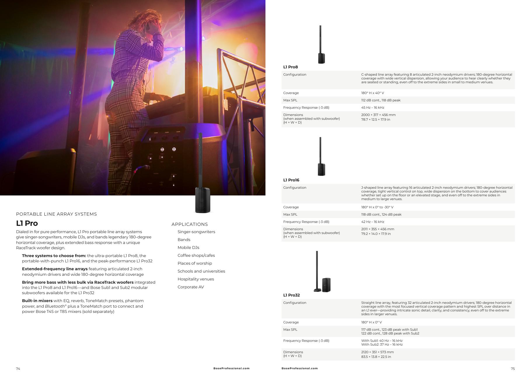 Bose Professional L1 Pro portable line array