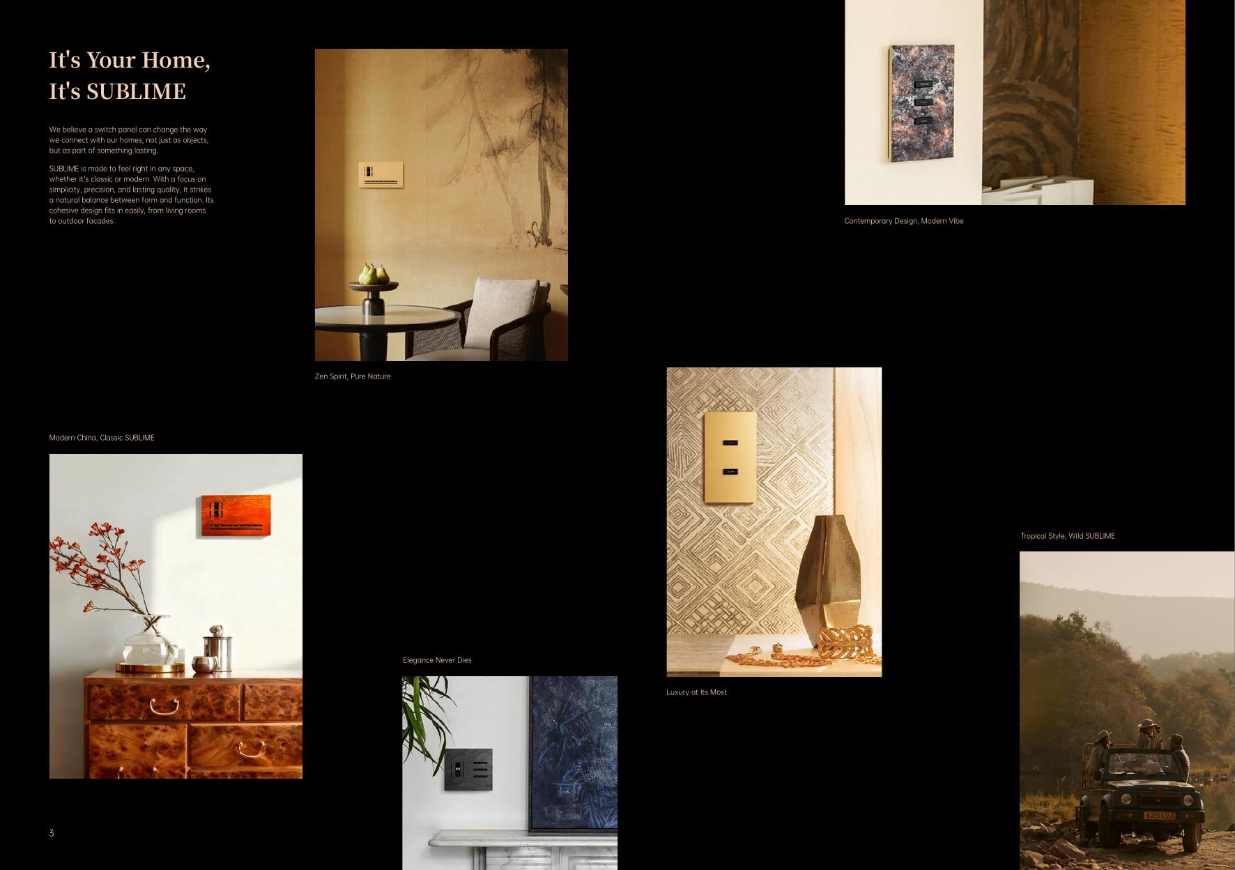 LifeSmart SUBLIME architectural smart controls installed in a refined interior